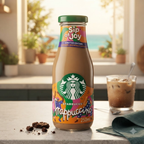 Starbucks Sip of Joy Caramel Brownie, 8 x 250ml - Limited Edition Iced Coffee, 100% Arabica Blend
