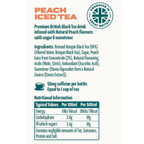 Harry Brompton's Peach Iced Tea, 12 x 500ml, Infused with Real Peaches