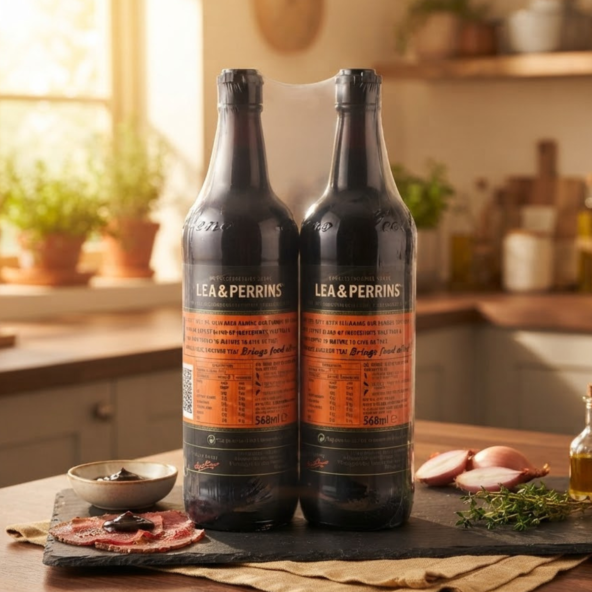 Lea & Perrins Worcestershire Sauce, 2 x 568ml