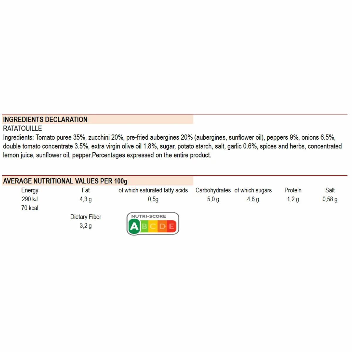 Maison Riviere Ratatouille, 3 x 630g, Authentic French Vegetable Stew