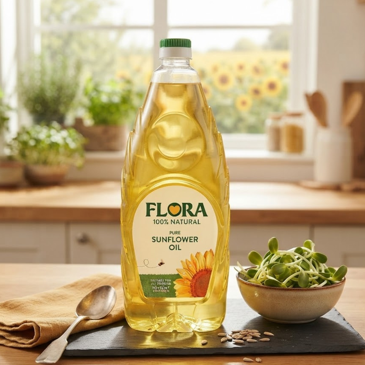Flora Sunflower Oil, 2 x 2L