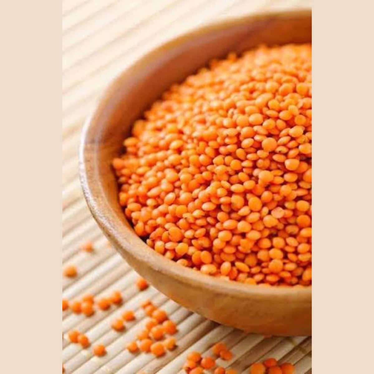Natco Red Lentils, 5kg, Naturally Rich in Protein