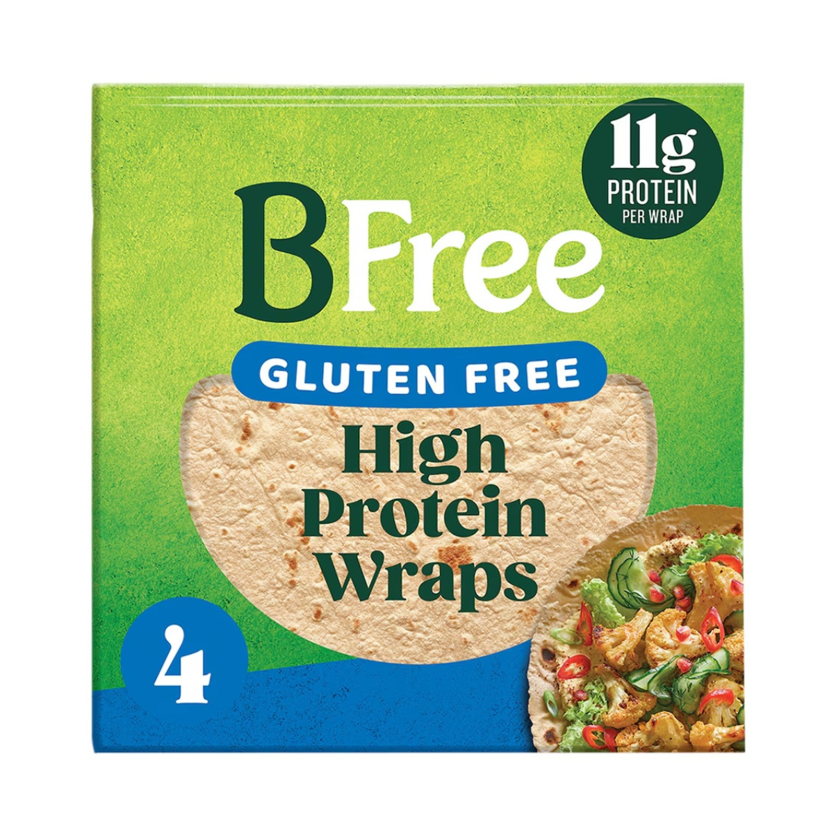 BFree Gluten Free High Protein Wraps 4 x 42g (168g)