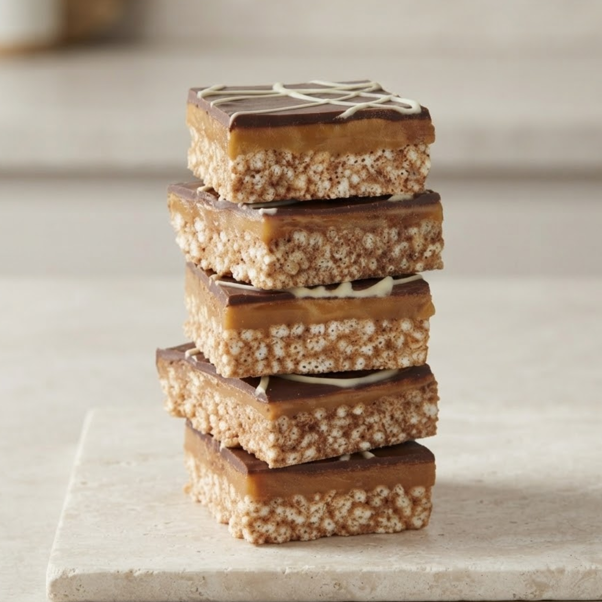 LazyDay Salted Caramel Crispies Rice Crisped Squares 150g– 5 Pack