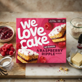 We Love Cake Raspberry Ripple Slices 4 Pack 150g