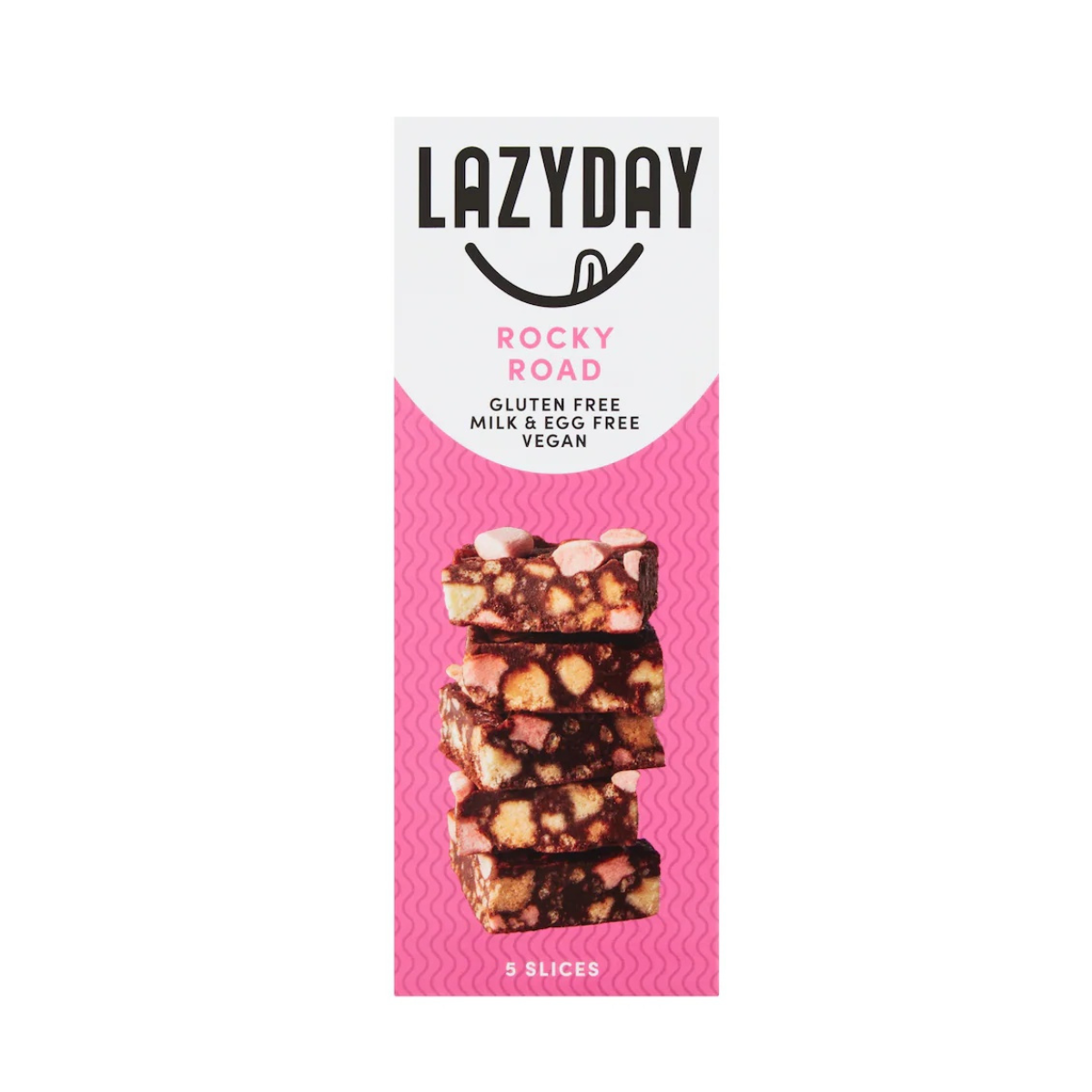 LazyDay Belgian Dark Chocolate Rocky Road Slices 150g – 5 Pack