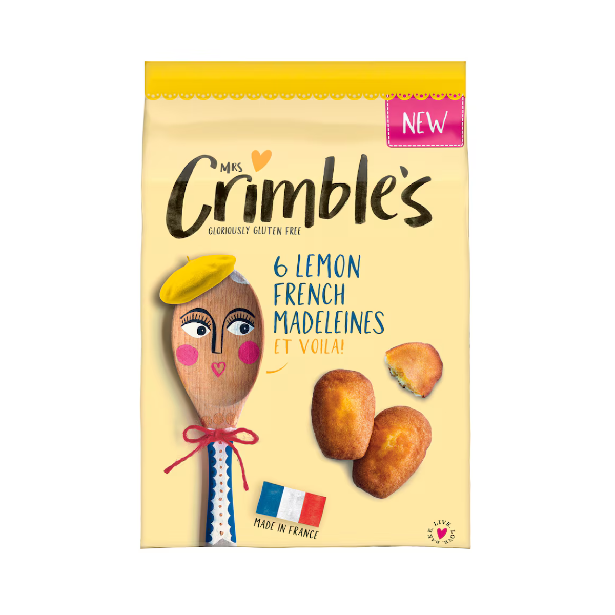 MRS CRIMBLE'S 6 Lemon French Madeleine 180g