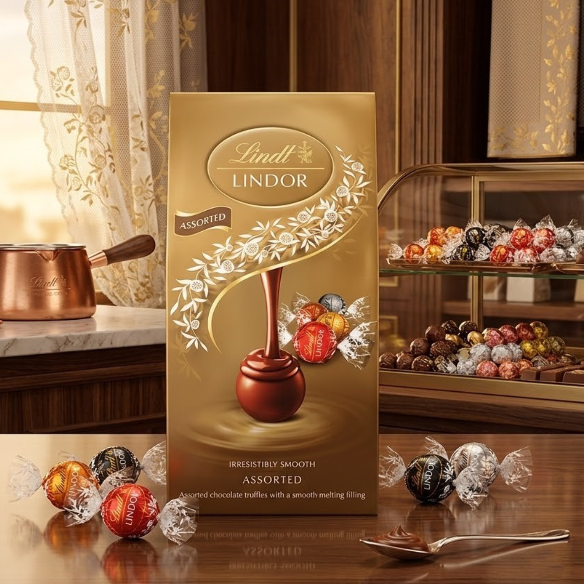 Lindt Lindor Assorted Chocolate Truffles, 1kg