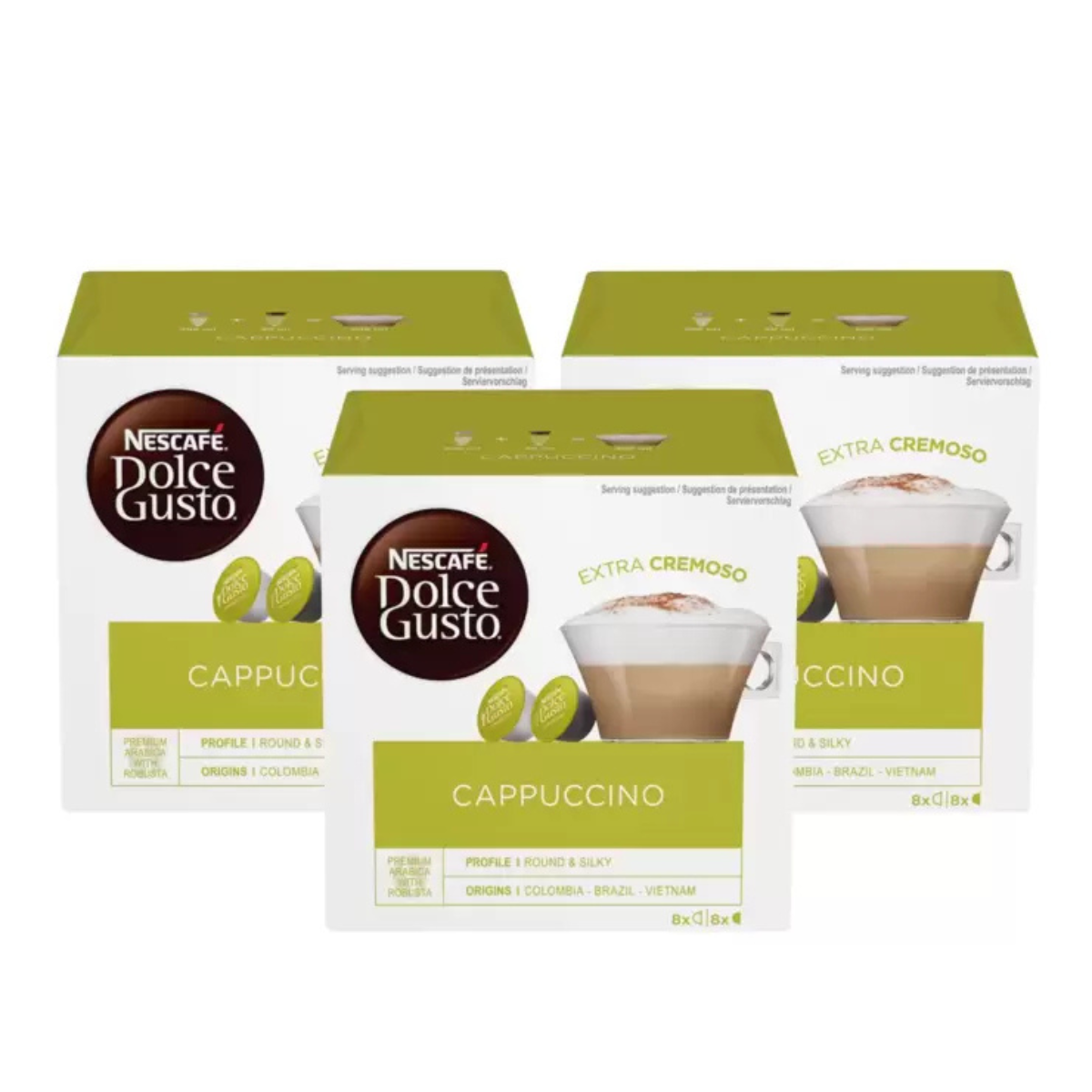 Nescafé Dolce Gusto Cappuccino Coffee Pods, 24 Servings