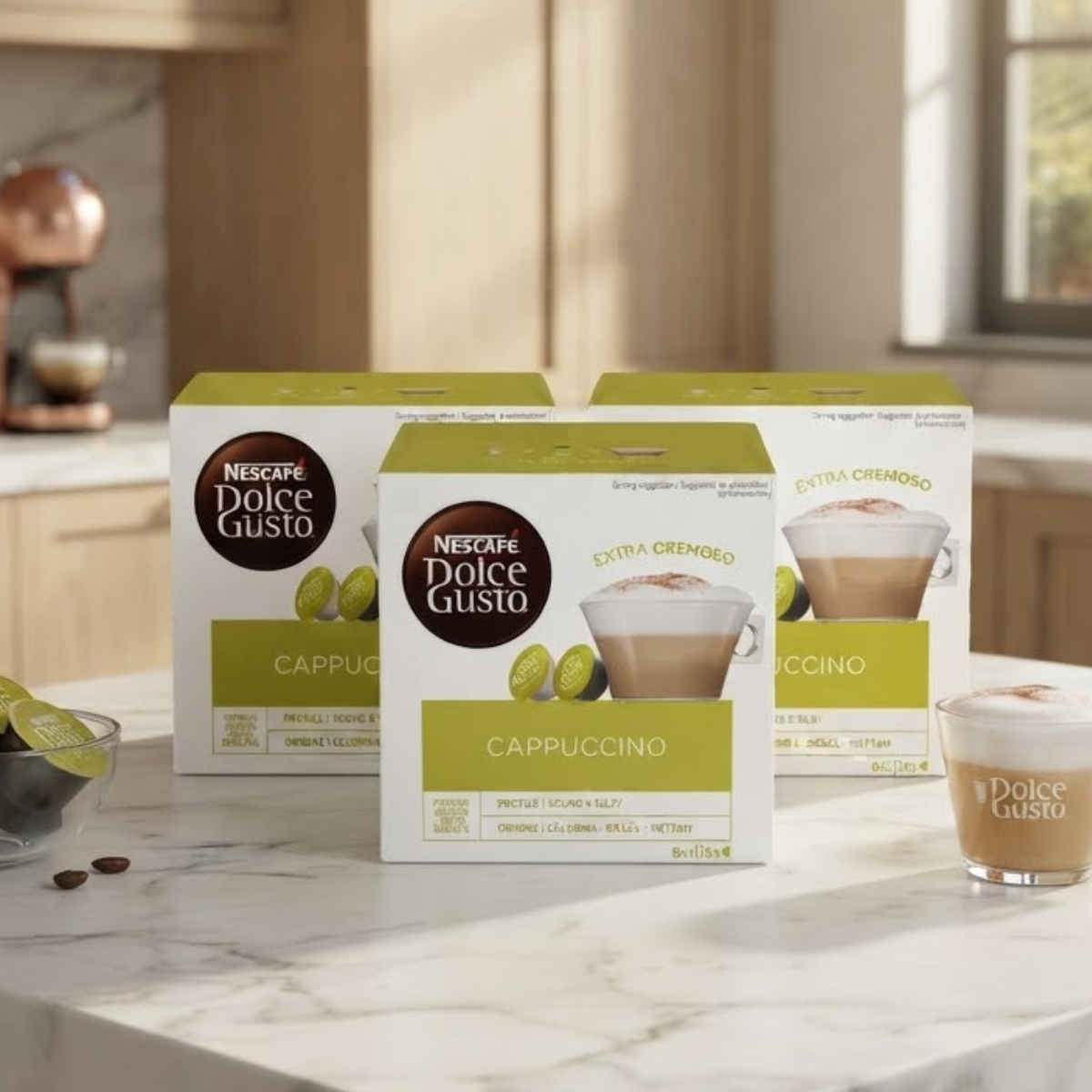 Nescafé Dolce Gusto Cappuccino Coffee Pods, 24 Servings