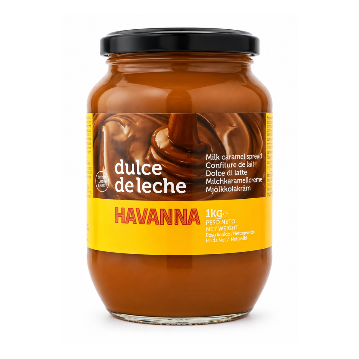 Havanna Dulce De Leche Milk Caramel Spread 1kg – Rich Creamy Dessert Topping Spread