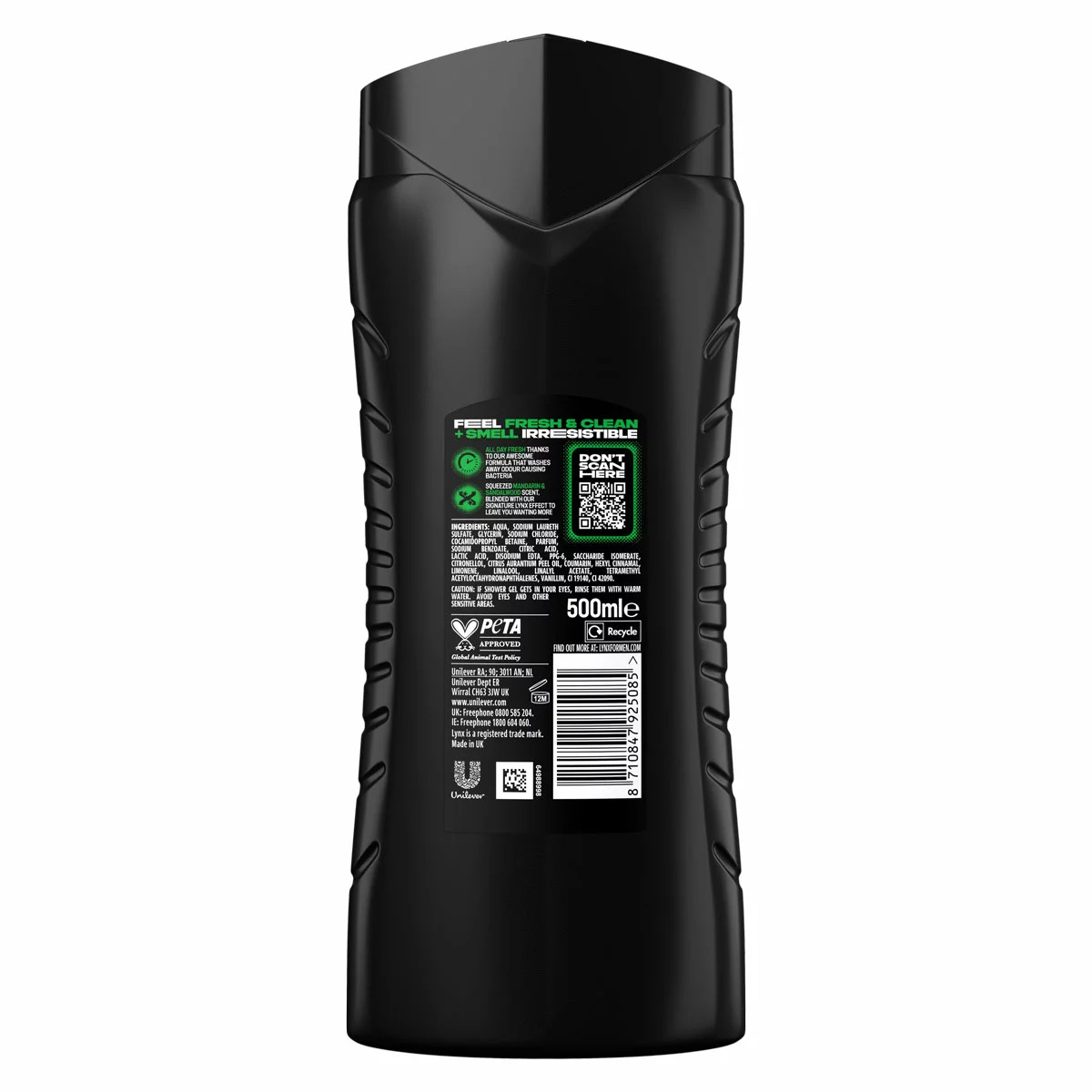 Lynx Africa Shower Gel, 6 x 500ml