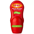Deep Heat Muscle Massage Roll-on Lotion, 3 x 50ml