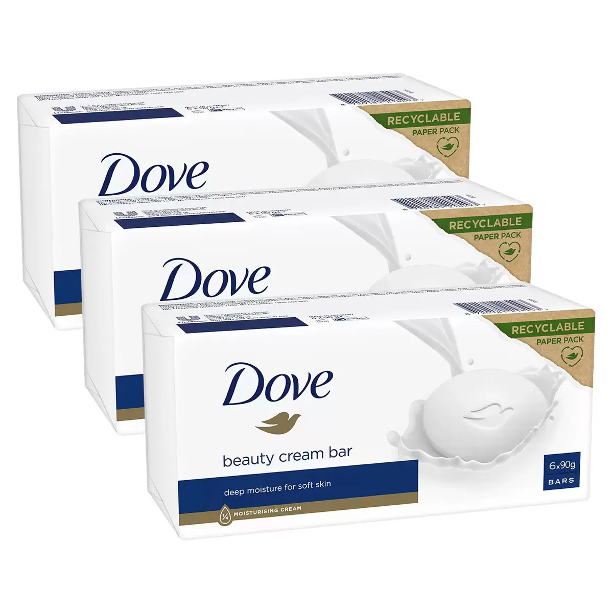 Dove Original Beauty Bar Soap, 18 x 90g