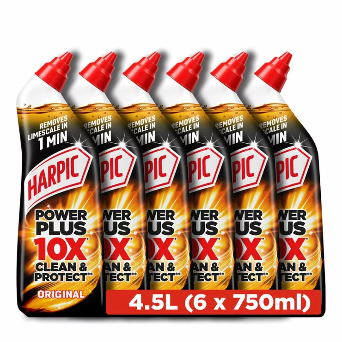 Harpic Power Plus, 6 x 750ml