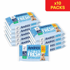 Andrex Ultimate Fresh Hygiene Wipes Mega Odour Control Moist Toil