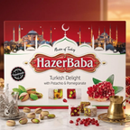 HazerBaba Turkish Delight Pistachio & Pomegranate, 750g