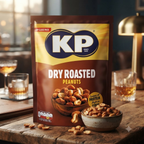 KP Dry Roasted Peanuts, 1kg, Protein-Rich Crunchy Snack