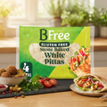 BFree Gluten Free Stone Baked Pitta Bread 220g– Authentic Sourdough Pitta Pockets