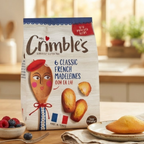 Mrs Crimble's Classic French Madeleines 180g (6 Pack) - Gluten Free Sponge Cakes