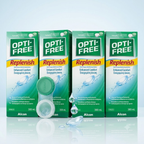 Opti-Free Replenish Multi-Purpose Disinfecting Solution, 4 x 300ml (6 Months Supply)