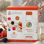Youtheory Collagen Liquid Natural Berry, 30 Count