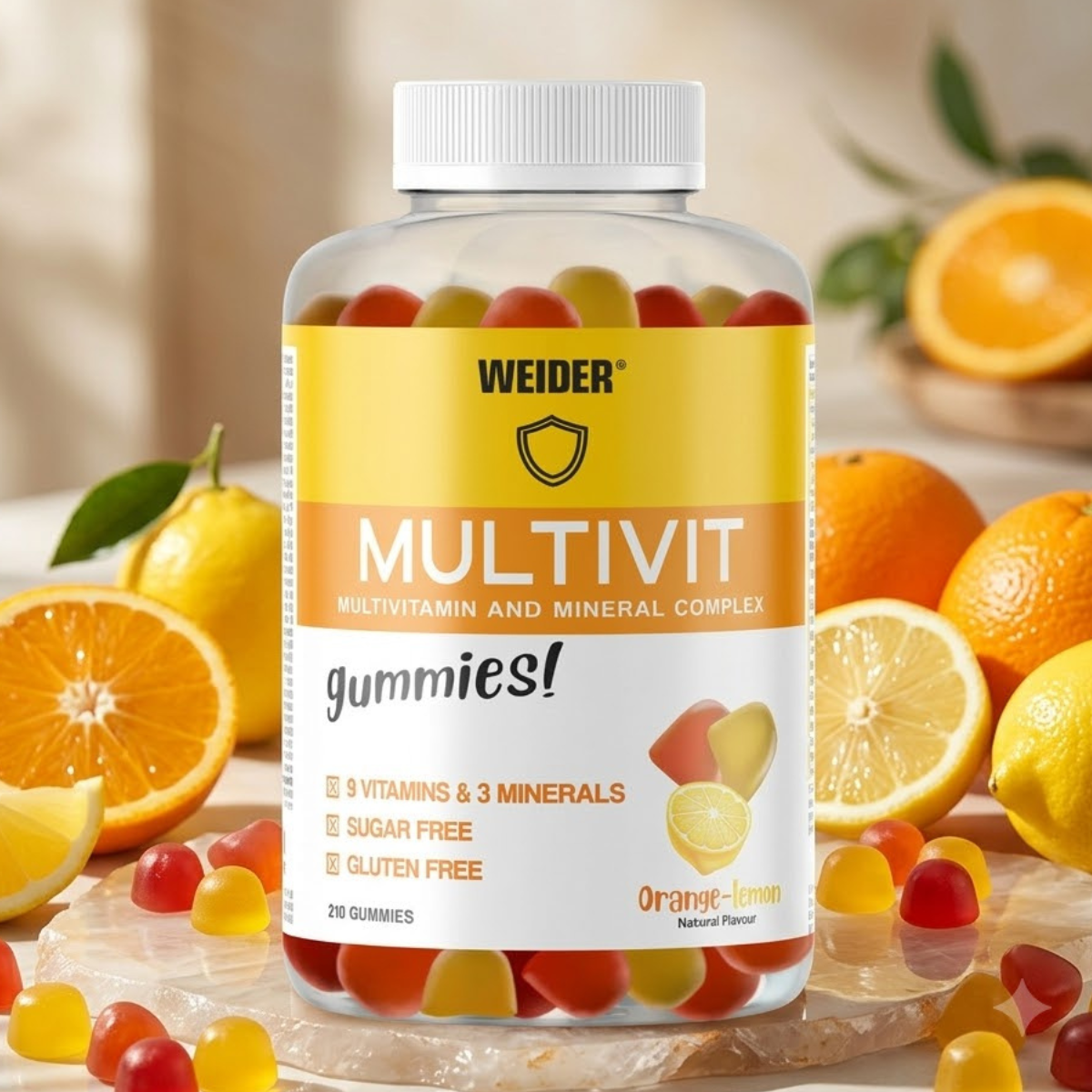 Weider Adult Multi Vitamin Gummy, 210 Count