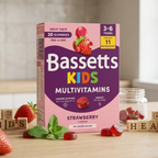 Bassetts Strawberry Multivitamin 3-6 Years, 5 x 30 Count