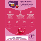 Bassetts Raspberry Multivitamin 7-11 Years, 5 x 30 Count