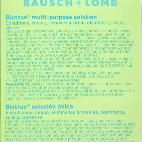 Bausch & Lomb Biotrue Multi-Purpose Solution, 2 x 300ml