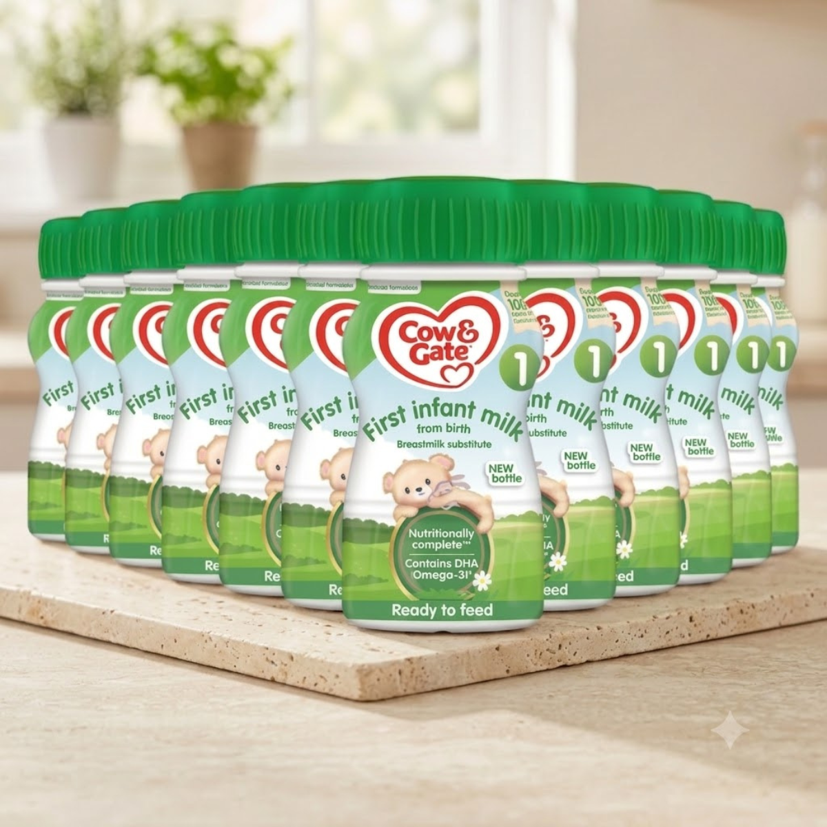 Cow & Gate 1st Milk Ready To Drink, 12 x 200ml