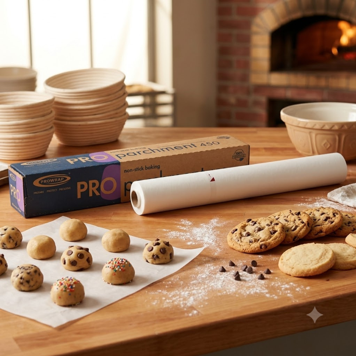Prowrap Baking Parchment Paper 1000g, 45cm x 50m