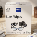Zeiss Lens Cleaning Wipes, 250 Wipes