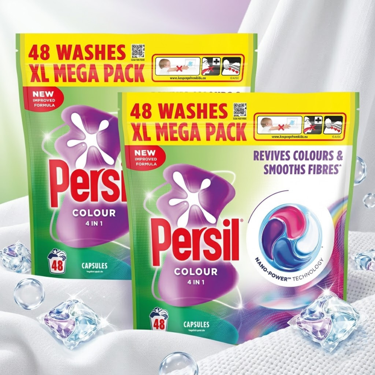 Persil Colour 4 in 1 Capsules, 2 x 48 Wash