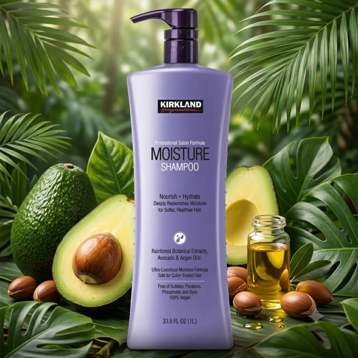 Kirkland Signature Moisture Shampoo, 1L