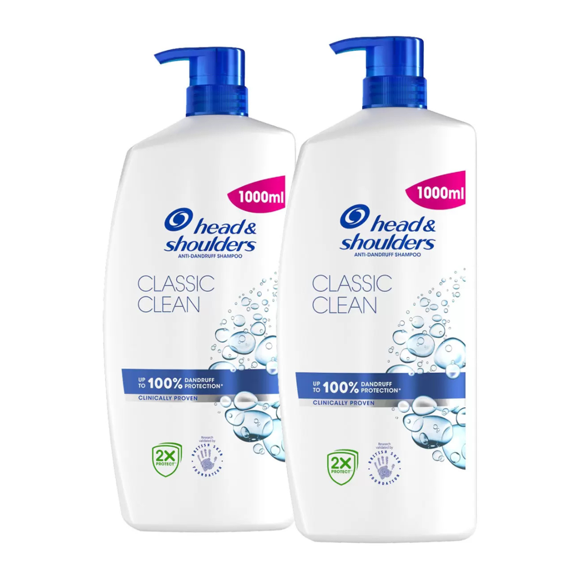 Head and Shoulders Classic Clean, 2 x 1L