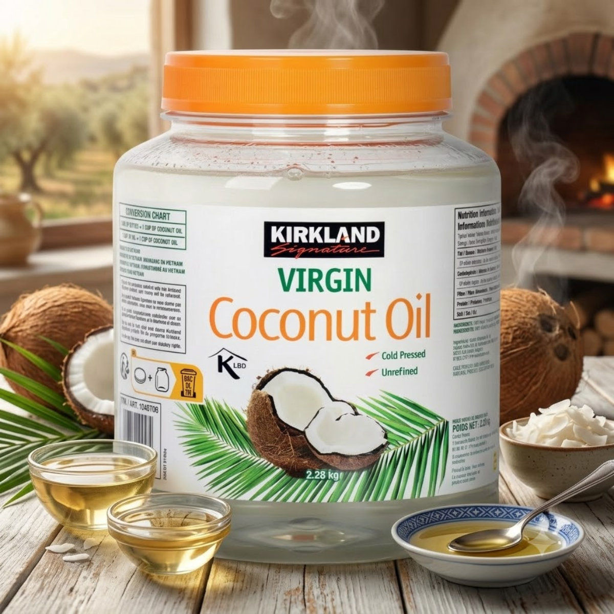 Kirkland Signature Virgin Coconut Oil, 2.28kg