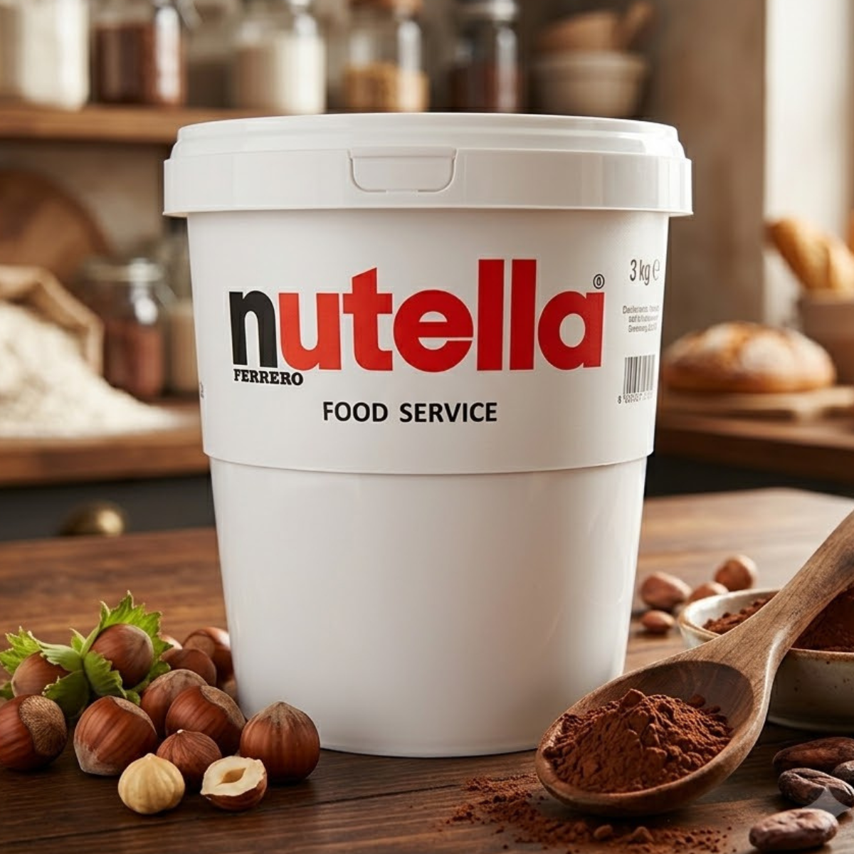Nutella Hazelnut Spread, 3kg