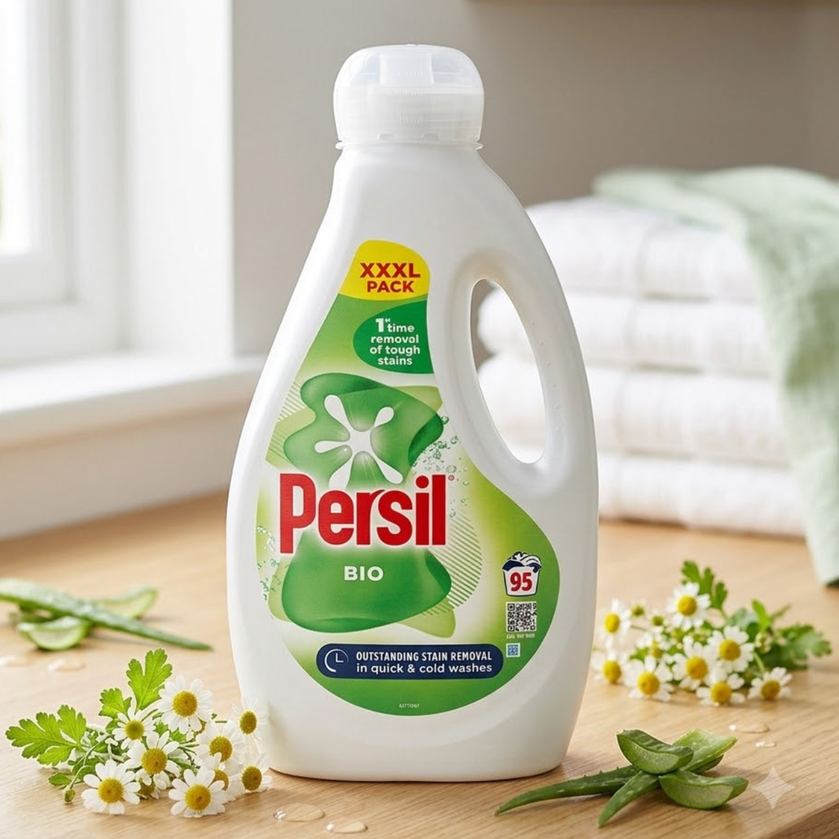Persil Bio Laundry Liquid, 95 Washes (2.565L)