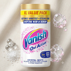 Vanish Gold Oxi Action Powder Crystal White Stain Remover, 1.9kg