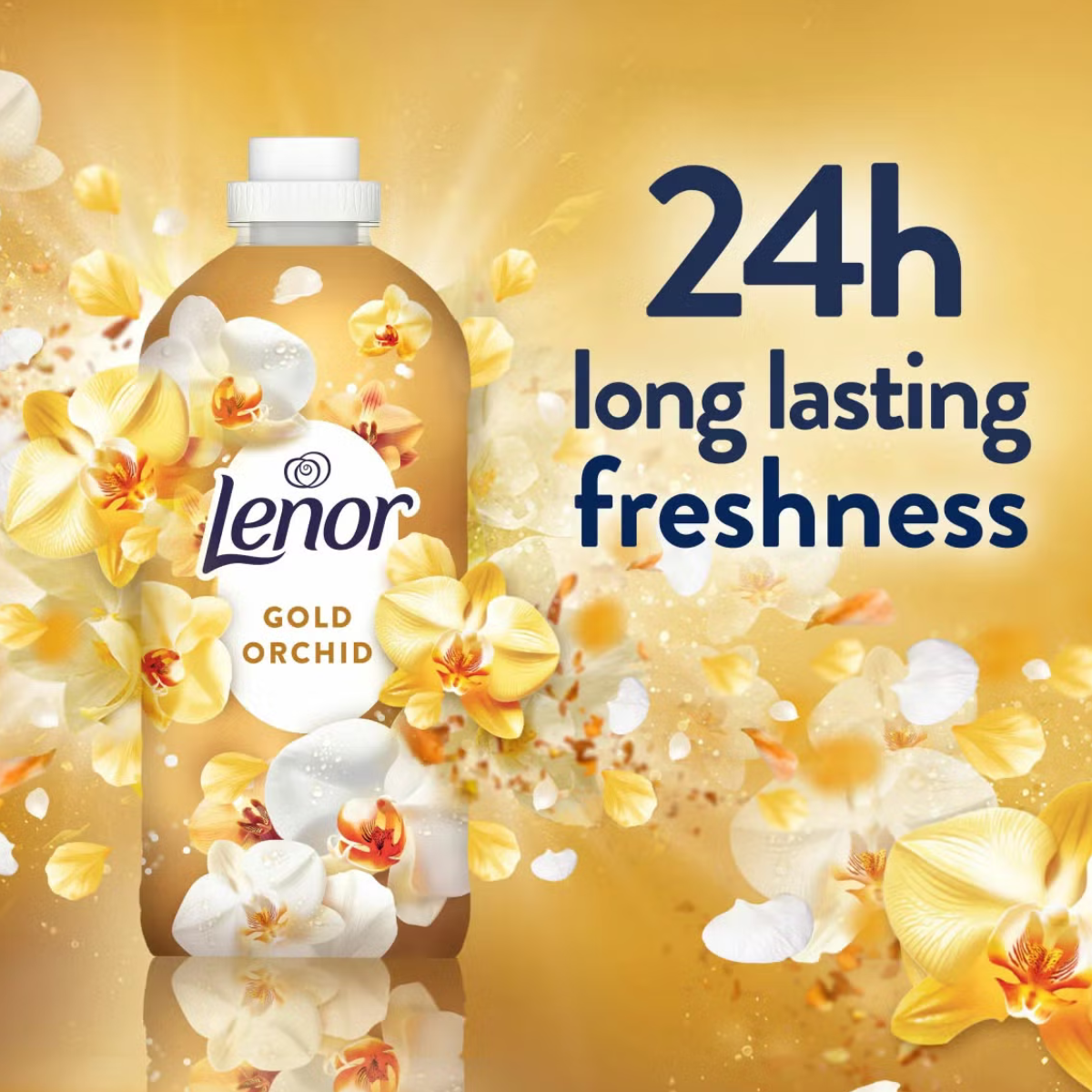 Lenor Concentrate Gold Orchid Fabric Conditioner, 200 Wash, 4L