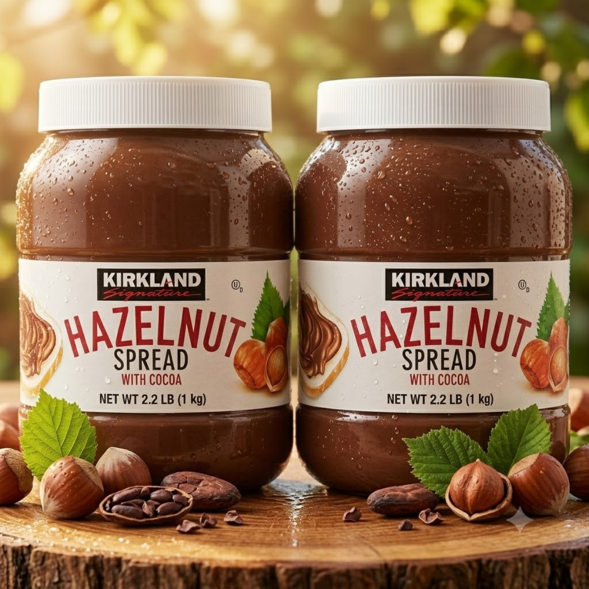 Kirkland Signature Hazelnut Spread, 2 x 1kg