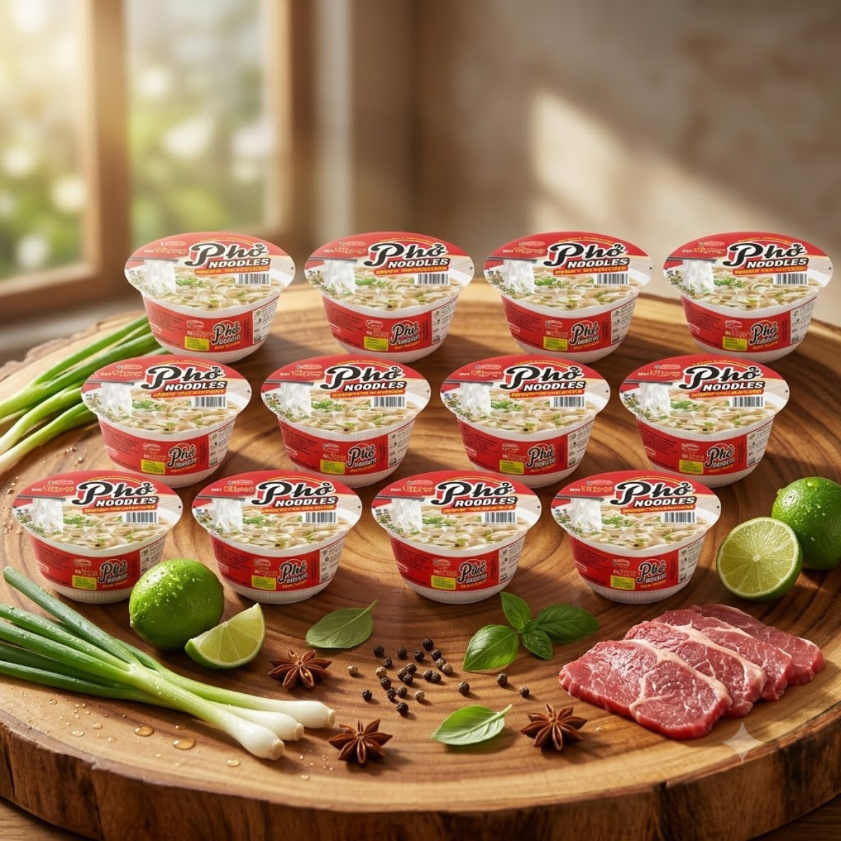Oh! Ricey Pho Noodles Beef Flavour, 12 x 71g