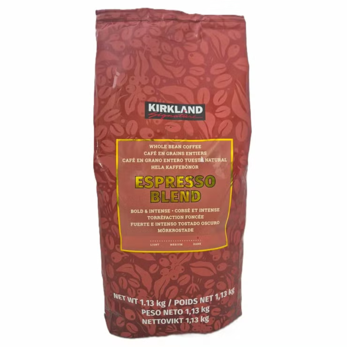 Kirkland Signature Espresso Blend Whole Bean Coffee, 1.13kg