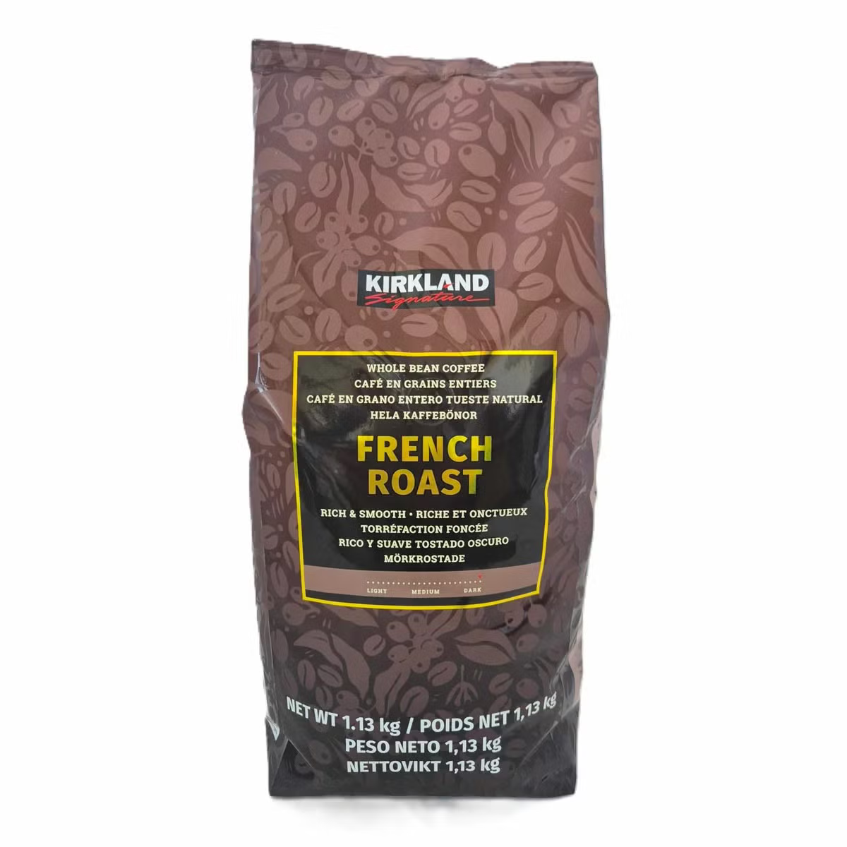Kirkland Signature French Roast Whole Bean Coffee, 1.13kg
