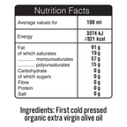 Terra Delyssa Organic Extra Virgin Olive Oil, 2 x 1L