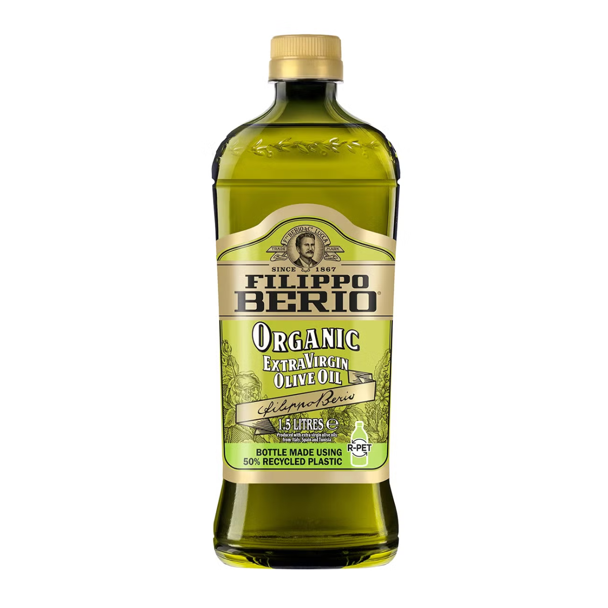 Filippo Berio Organic Extra Virgin Olive Oil, 1.5L