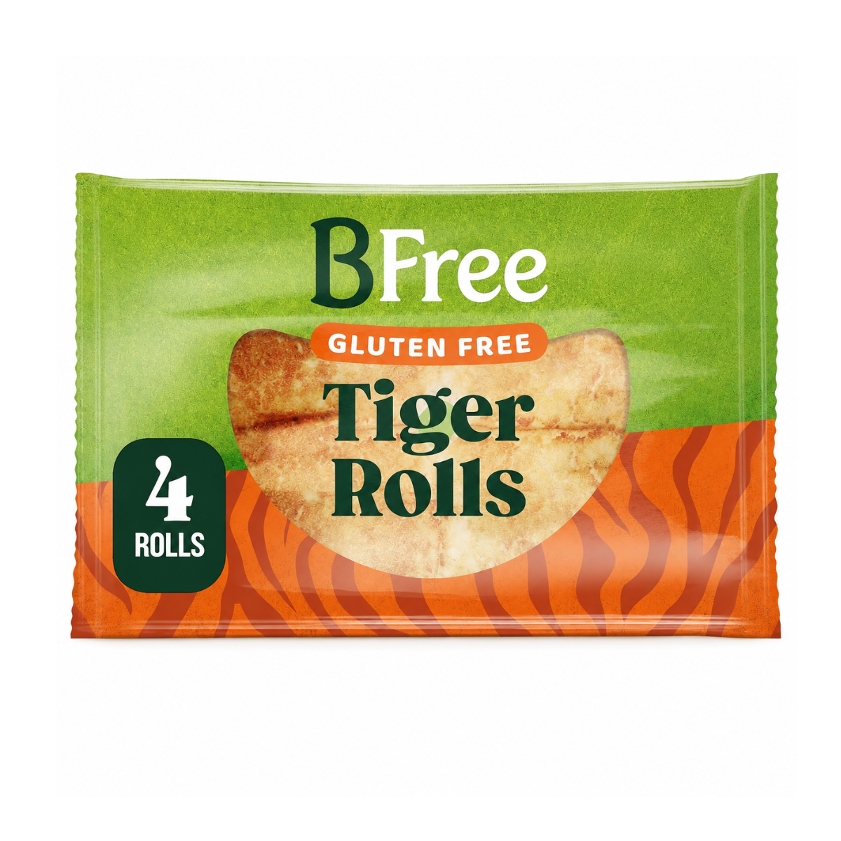 BFree Gluten Free Tiger Rolls 4 Rolls 240g