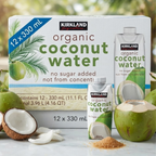 Kirkland Signature Organic Coconut Water NAS, 12 x 330ml