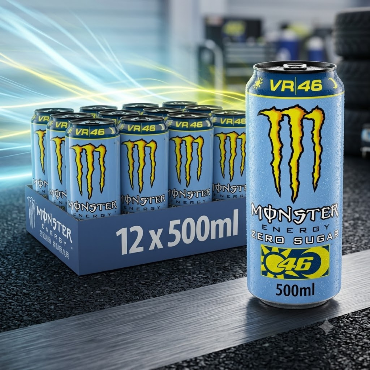 Monster Energy Rossi Zero, 12 x 500ml